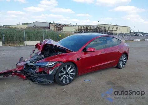 2025 Tesla Model 3 Long Range All-Wheel Drive из США, поврежденный, VIN 5YJ3E1EB5SF874198